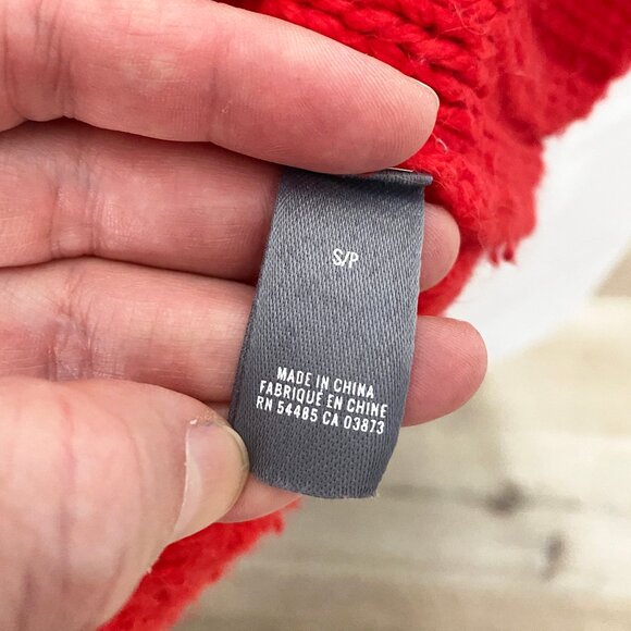 Fuzzy Bright Red Aerie Sweater - Perfect for Valentine's Day! - Picture 7 of 10
